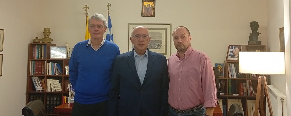 Συνάντηση του Τομεάρχη Δυτικής Μακεδονίας Δημήτριο Ρήγα και μελών του «Ανεξάρτητου Πανελλήνιου Συλλόγου Αποφοίτων ΤΕΙ» με τον Βουλευτή Κοζάνης της Νέας Δημοκρατίας κο. Παπαδόπουλο Μιχάλη, στο γραφείο του στην Κοζάνη