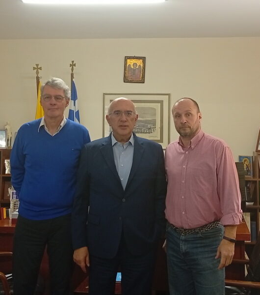 Συνάντηση του Τομεάρχη Δυτικής Μακεδονίας Δημήτριο Ρήγα και μελών του «Ανεξάρτητου Πανελλήνιου Συλλόγου Αποφοίτων ΤΕΙ» με τον Βουλευτή Κοζάνης της Νέας Δημοκρατίας κο. Παπαδόπουλο Μιχάλη, στο γραφείο του στην Κοζάνη