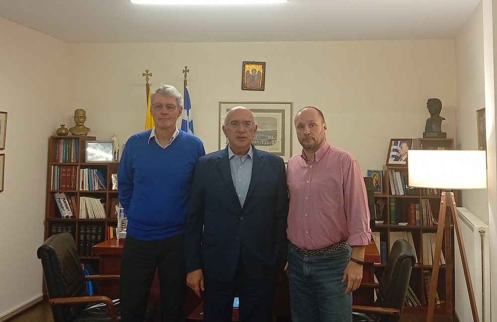 Συνάντηση του Τομεάρχη Δυτικής Μακεδονίας Δημήτριο Ρήγα και μελών του «Ανεξάρτητου Πανελλήνιου Συλλόγου Αποφοίτων ΤΕΙ» με τον Βουλευτή Κοζάνης της Νέας Δημοκρατίας κο. Παπαδόπουλο Μιχάλη, στο γραφείο του στην Κοζάνη