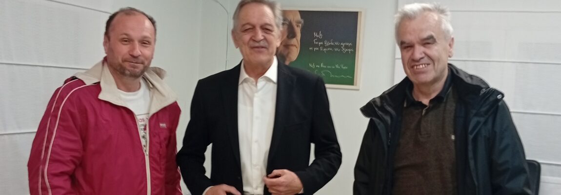 Συνάντηση του Τομεάρχη Δυτικής Μακεδονίας Δημήτριου Ρήγα και μελών του «Ανεξάρτητου Πανελλήνιου Συλλόγου Αποφοίτων ΤΕΙ» με τον Βουλευτή Κοζάνης του ΠΑΣΟΚ – Κινήματος Αλλαγής κ. Πάρι Κουκουλόπουλο, στο γραφείο του στην Κοζάνη